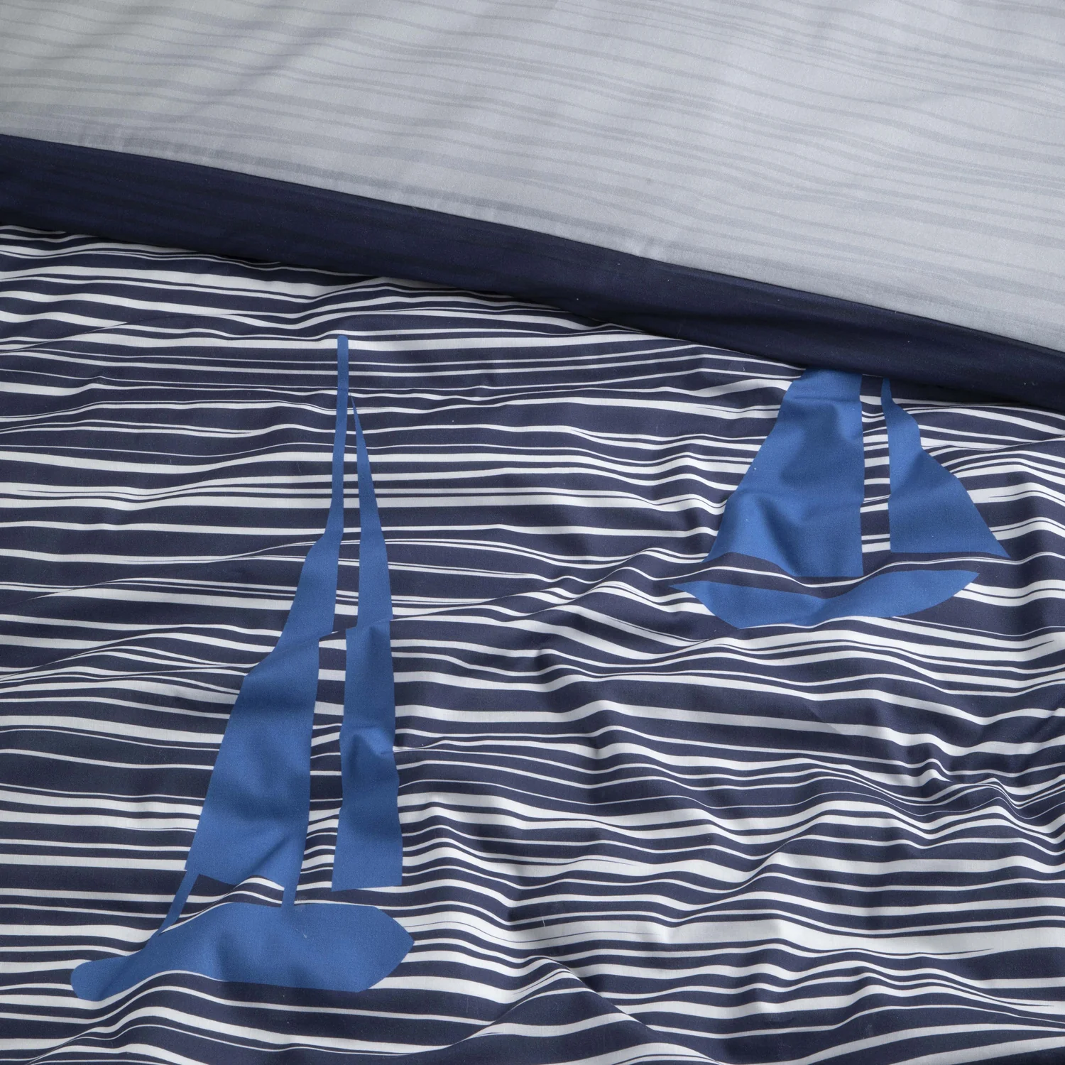 Boats dekbedovertrek katoen blauw - Image 5