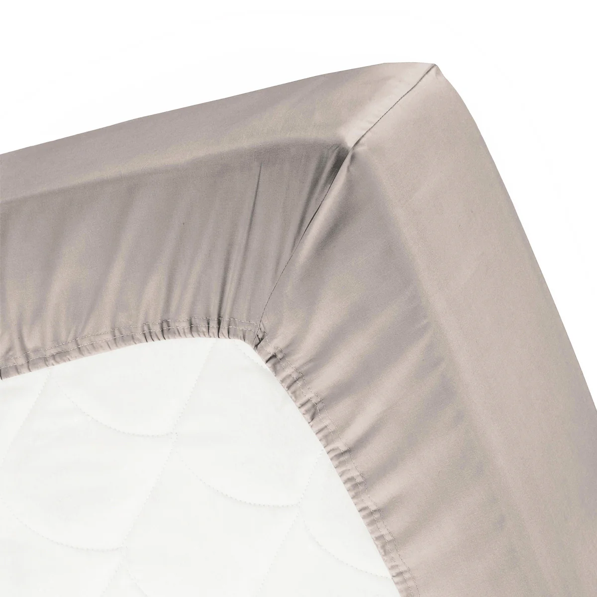 Hoeslaken flanel taupe - Image 2