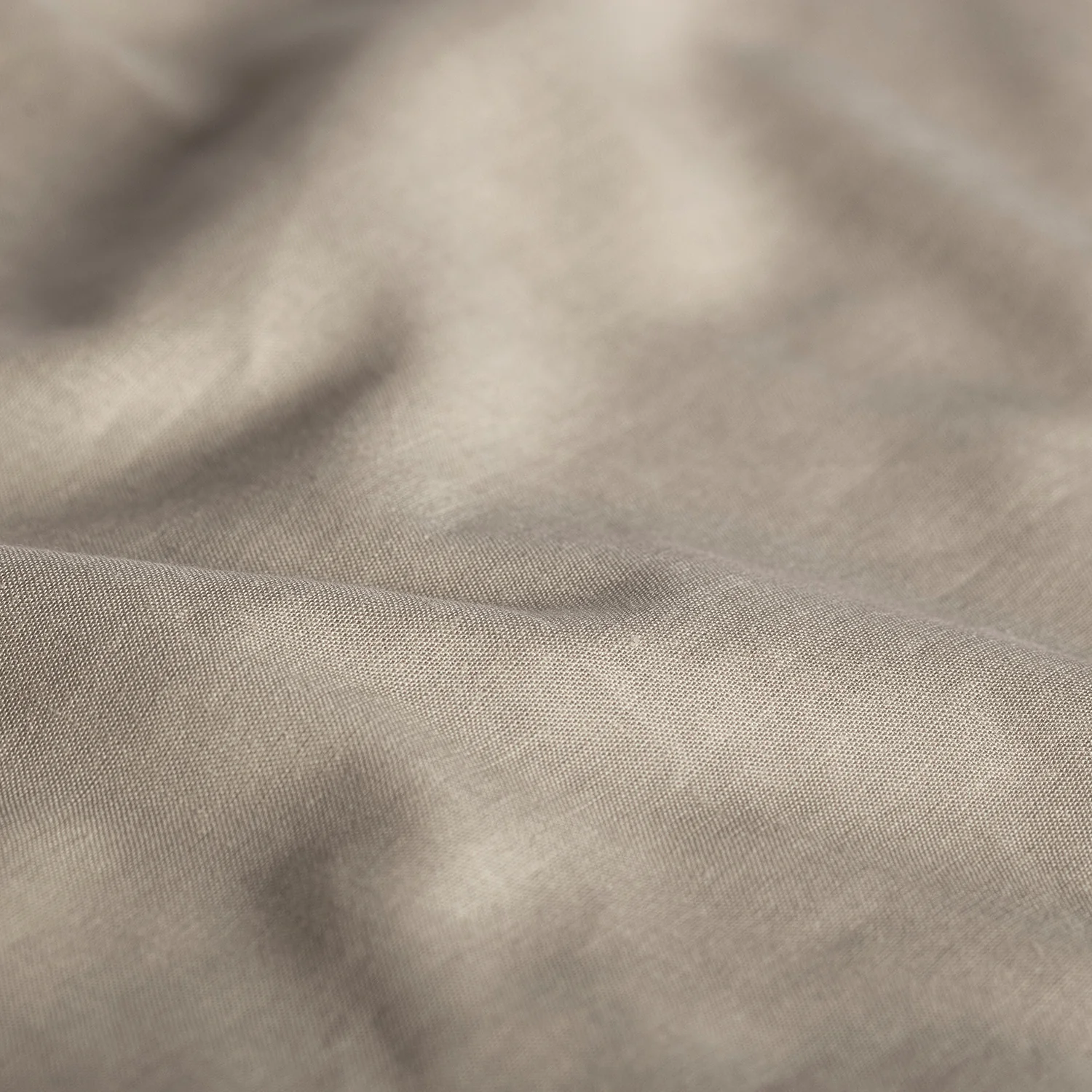 Weekend hoeslaken hoge hoek katoen taupe - Image 3