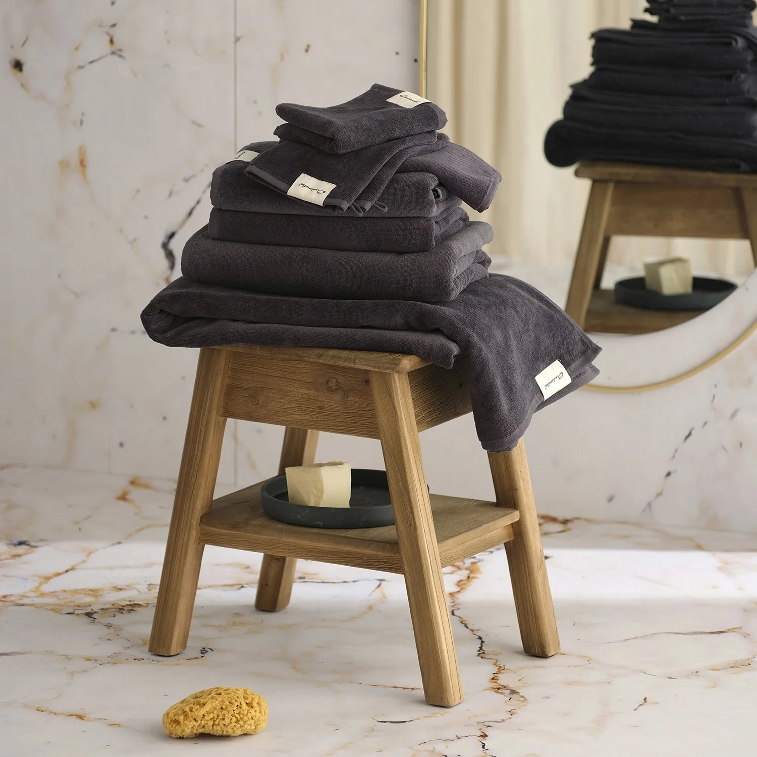 Sundays washand antraciet (2 stuks) - Image 4