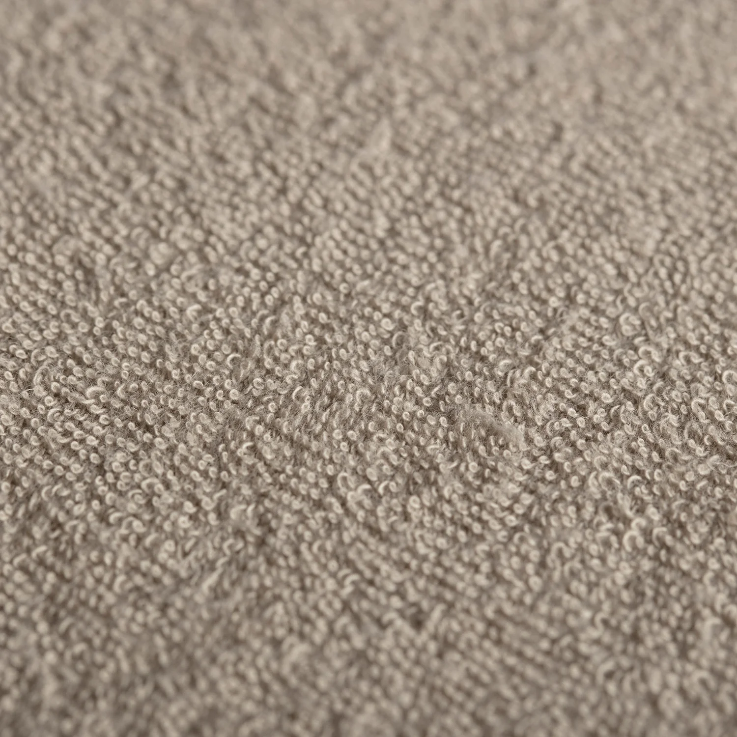 Topper hoeslaken enkele split badstof taupe - Image 3