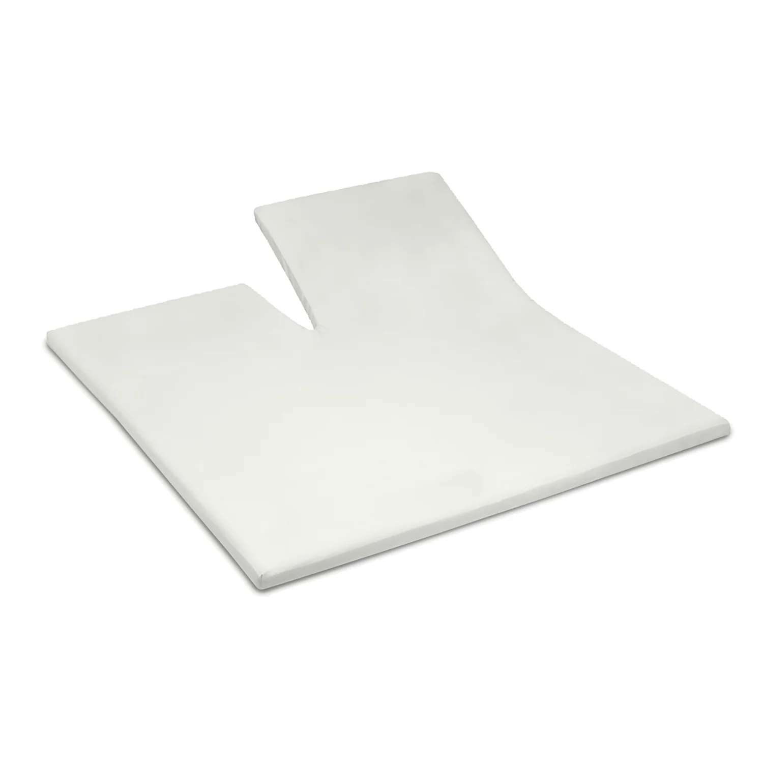 Topper hoeslaken enkele split double jersey ivoor - Image 7