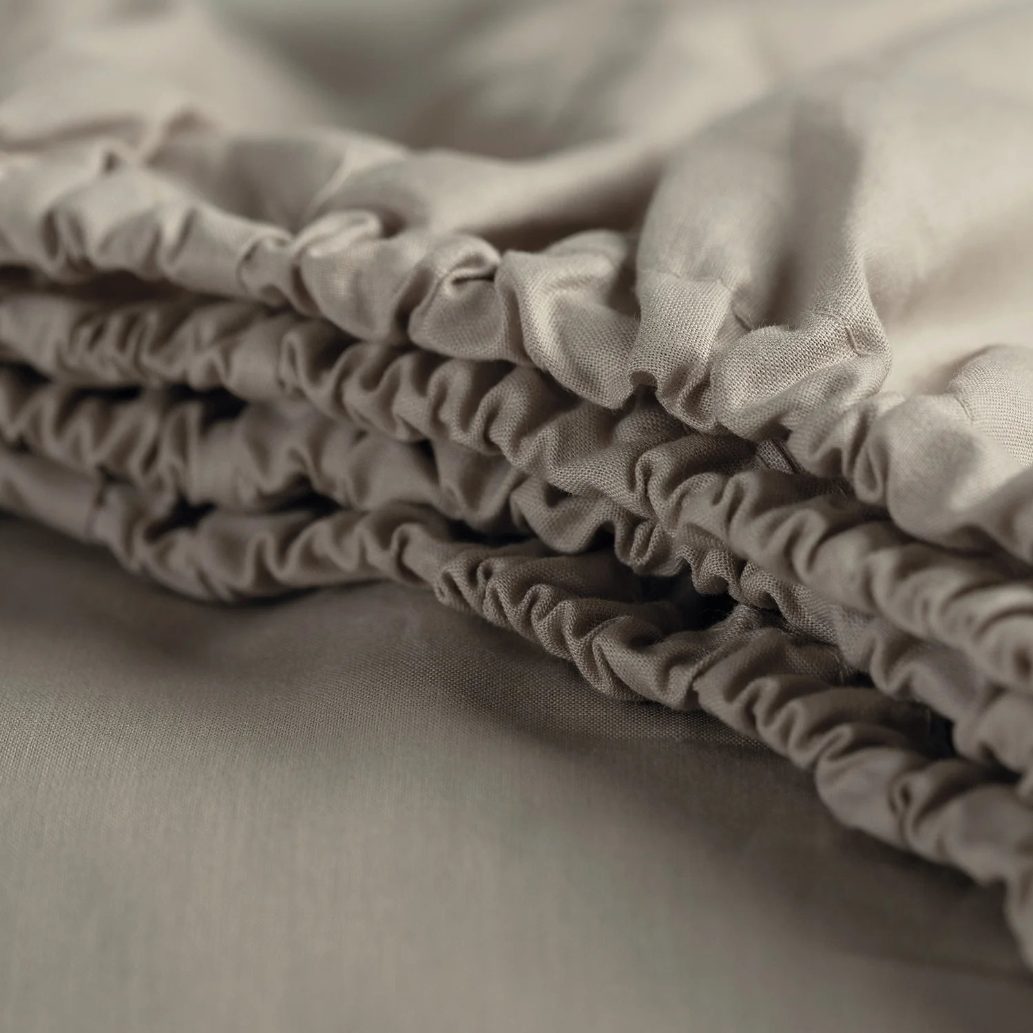 Weekend hoeslaken katoen taupe - Image 15